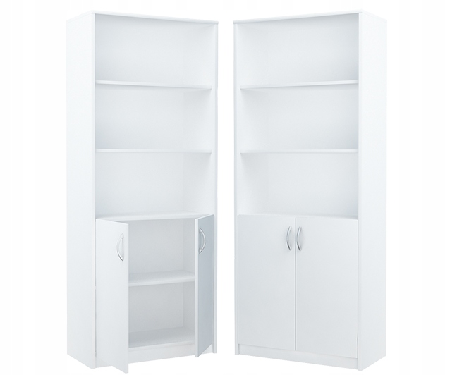 СТЕЛЛАЖ ОФИСНЫЙ на папка с документами, книги БЕЛЫЙ R007