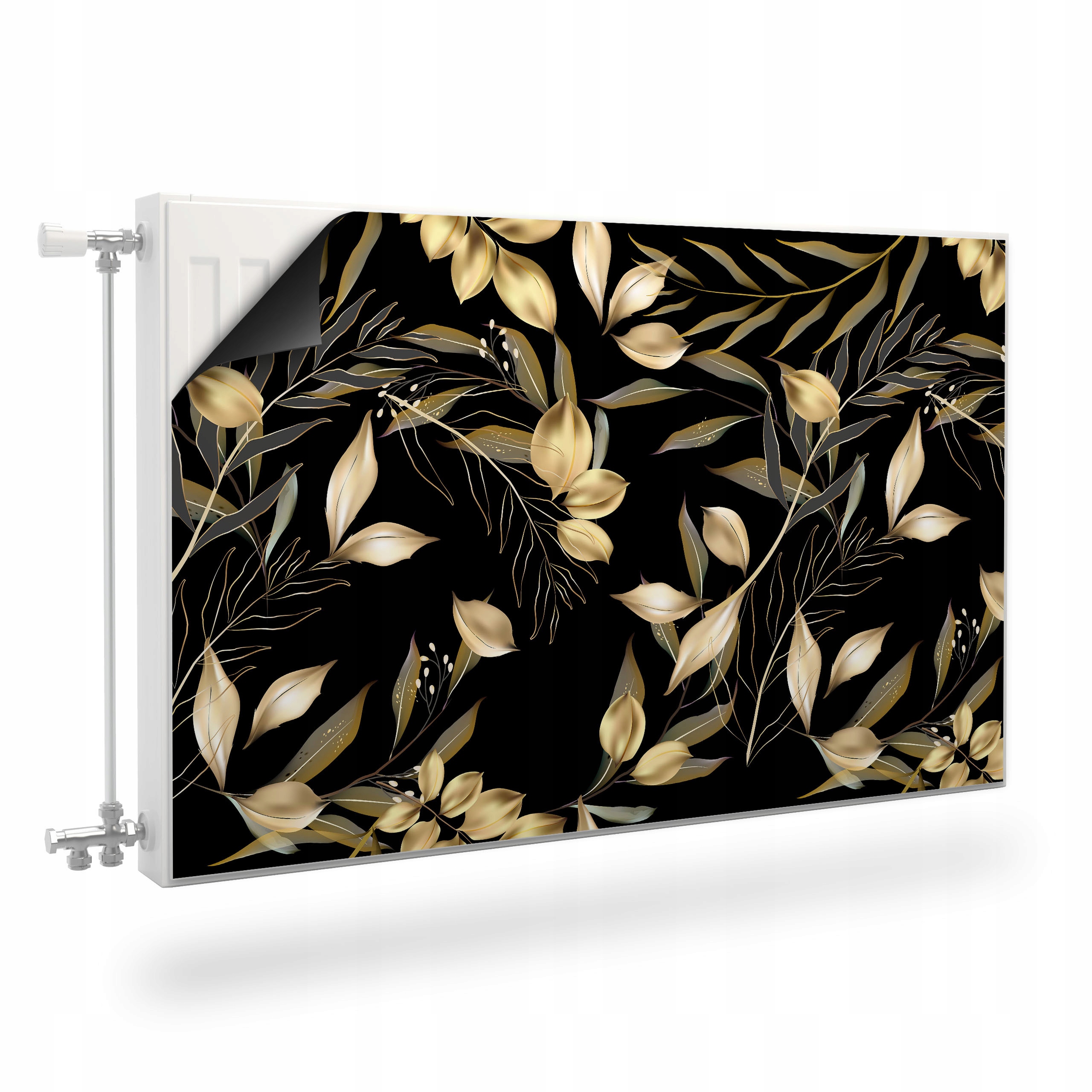 Magnetická Podložka Na Radiátor Zlaté Listy Příroda Styl Glamour 120x60