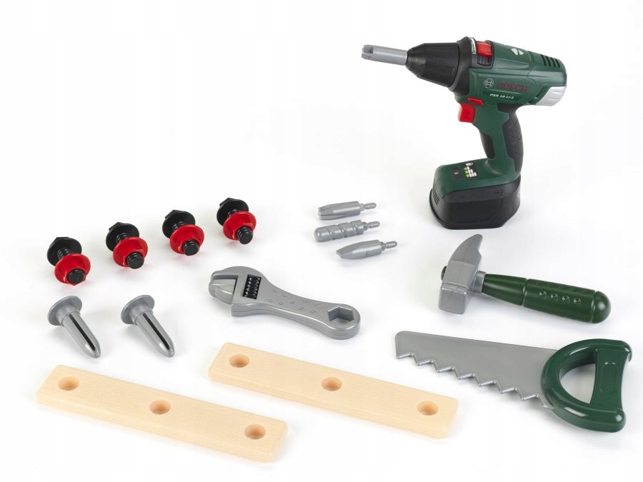 SKRZYNKA NARZĘDZIOWA BOSCH II Z WIERTARKO-WKRĘTARKĄ Klein 8520 Efekty dźwiękowe