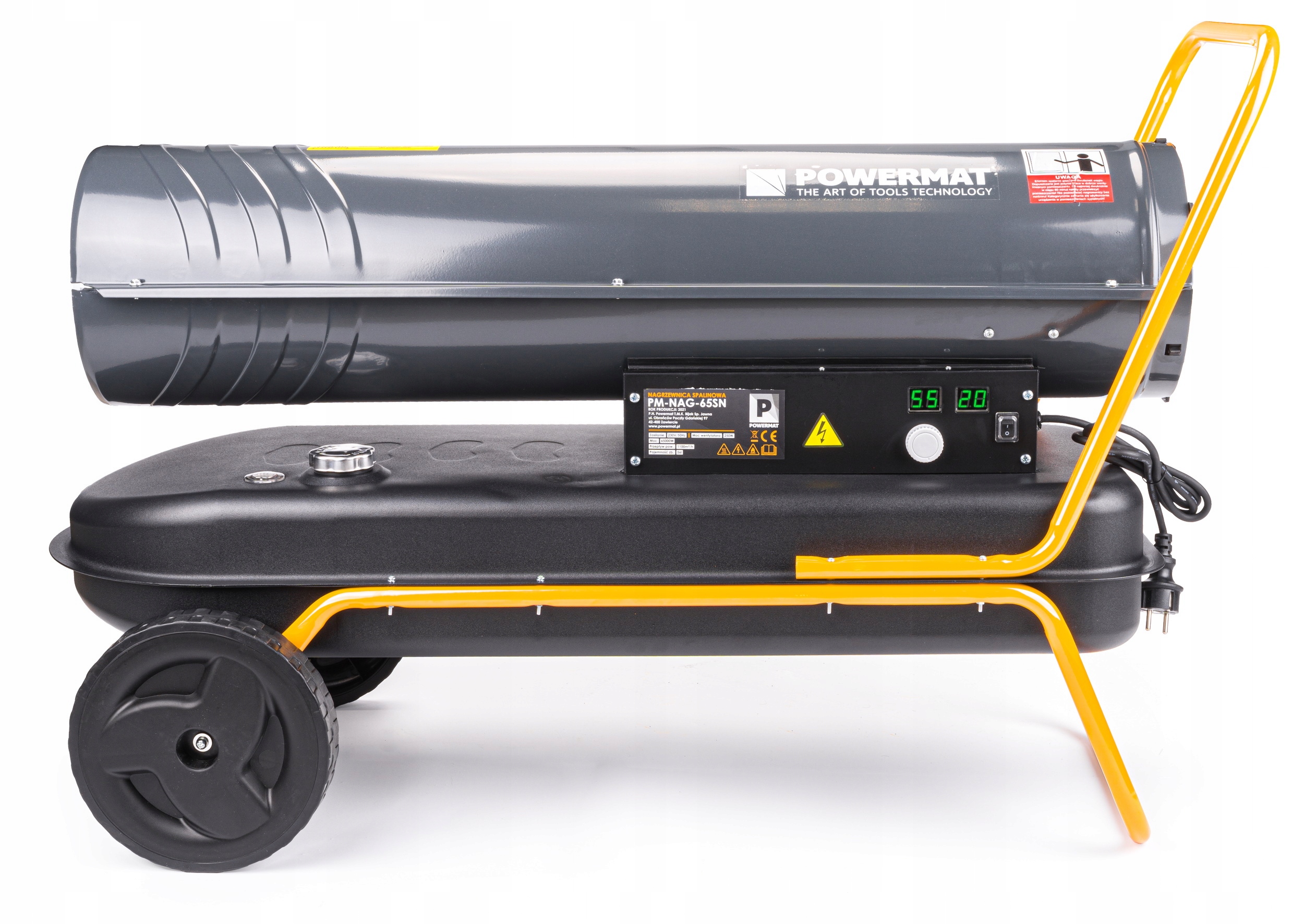 НАГРЕВАТЕЛЬ МАСЛЯНОГО СОСТАВА 65 КВТ С ЖК-ДИСПЛЕЕМ И ТЕРМОСТАТОМ Модель PM-NAG-65SN