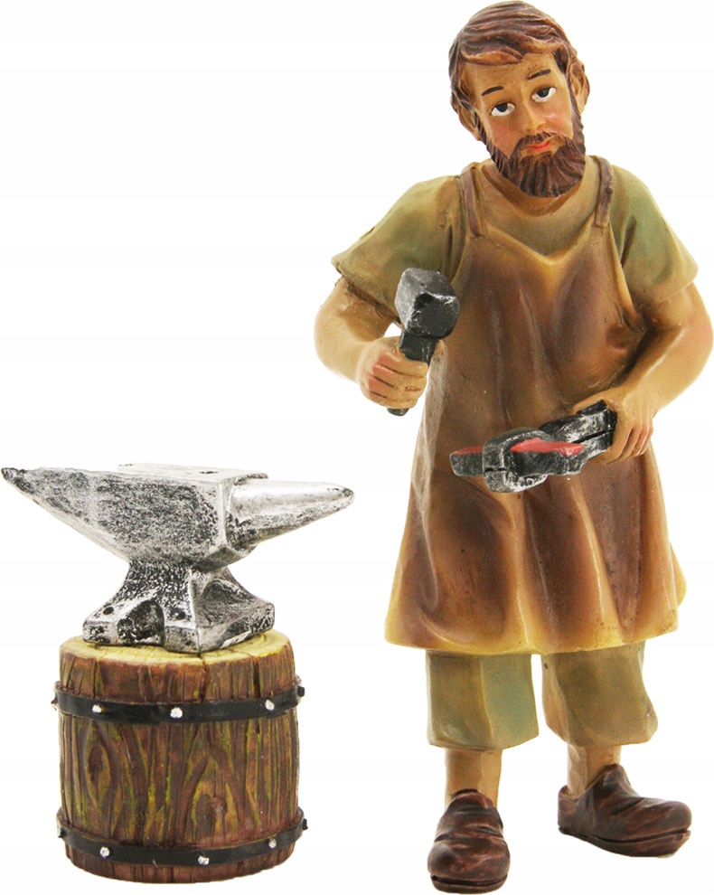 Kowal z kowadłem, do figur o wys. 8-9cm - K937-8