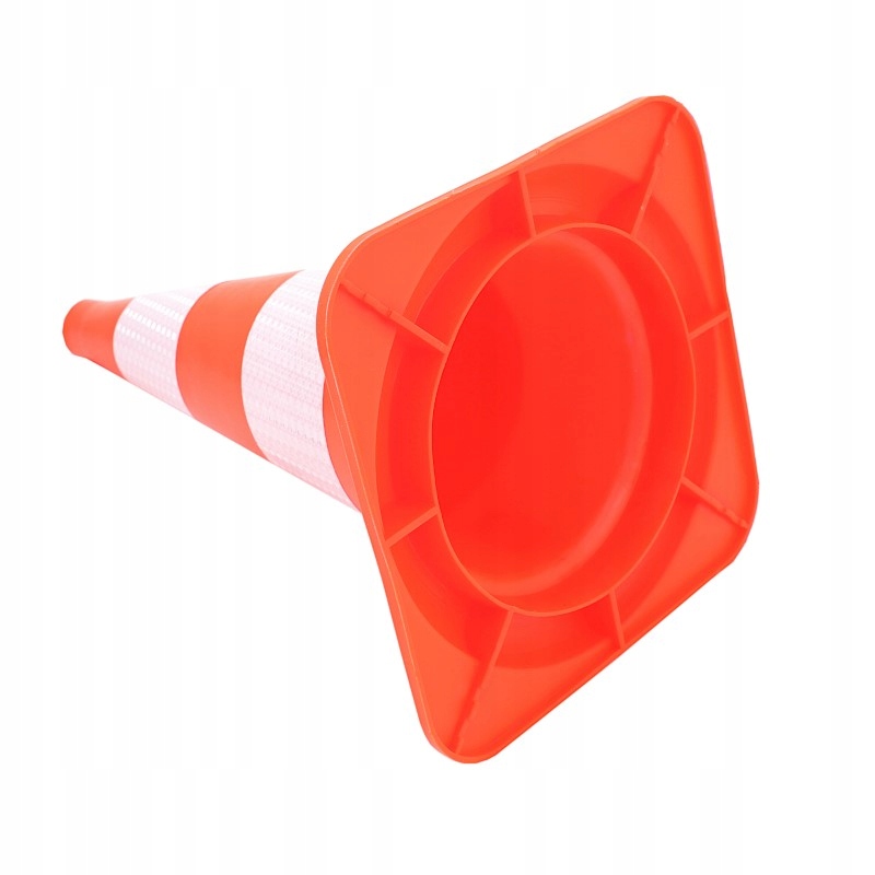 Pachołek drogowy 50cm PVC odblask 2x9.5cm Marka inny