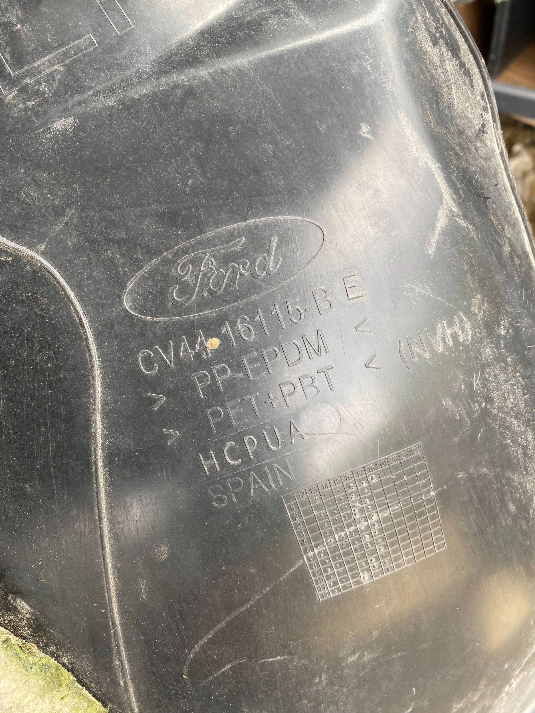FORD KUGA MK2 LIFT mudguard left front front CV44-16115-BE