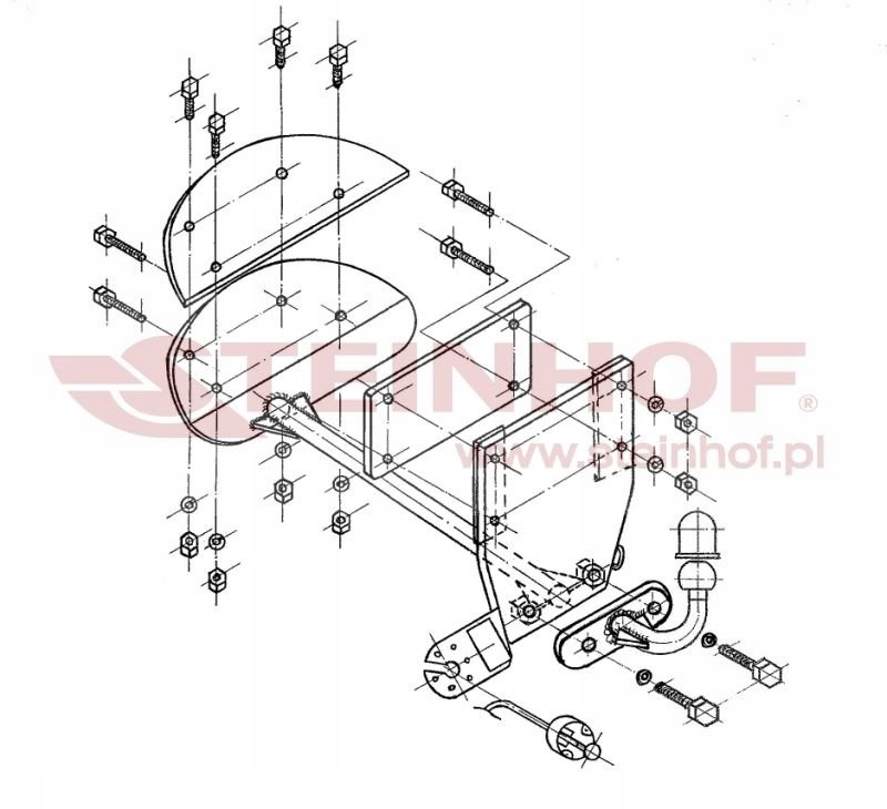 O-121/STE HAK HOLOWNICZY OPEL CORSA B 1993-09/2000 Producent Steinhof