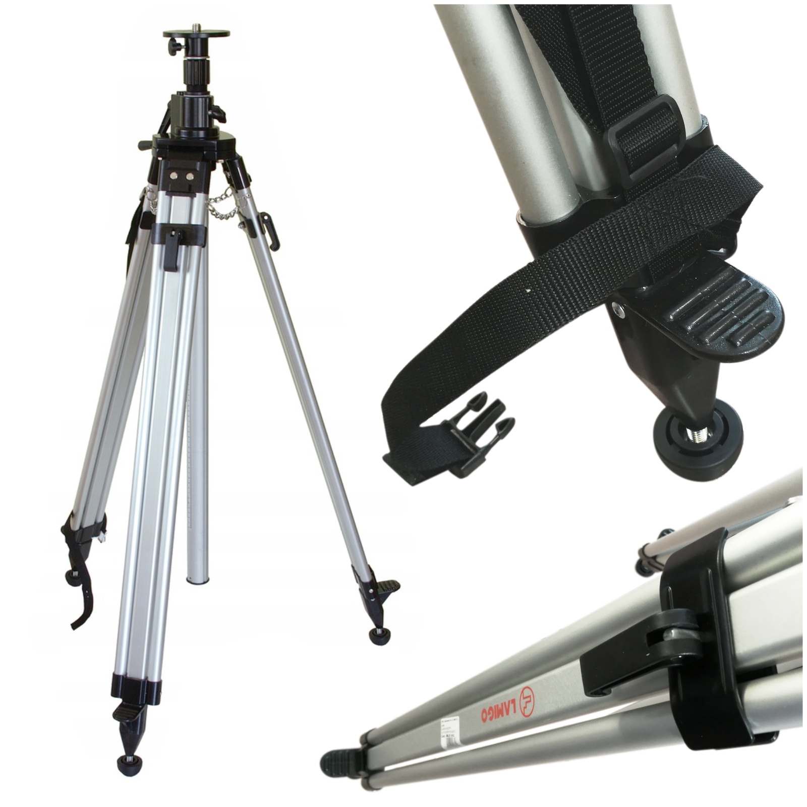 Stativ pro laser Lamigo STLQ3M 3,3 m, nastavitelný, klikově, stabilní, silný