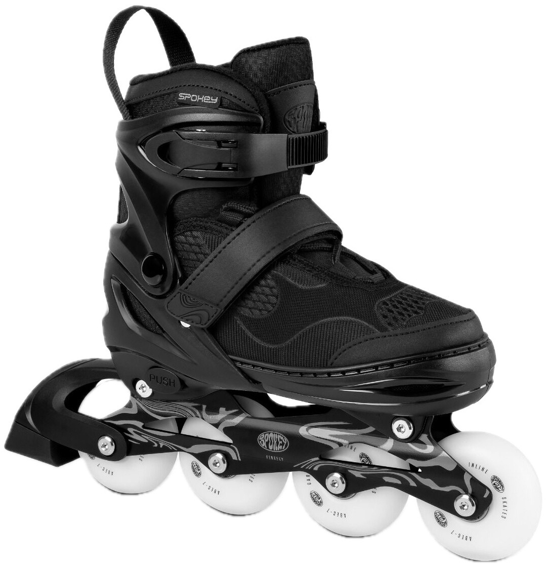 Rolki Spokey Firefly (rozmiar 39-42) Czarno-biały