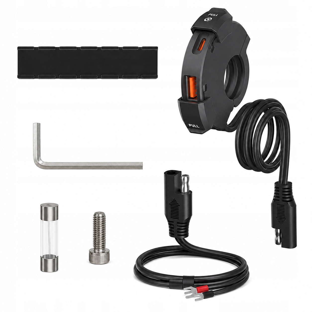 Ładowarka Usb Motocyklowa QC3.0 2X Szybkie Ładowanie Gniazdo Motocykl Na Pd