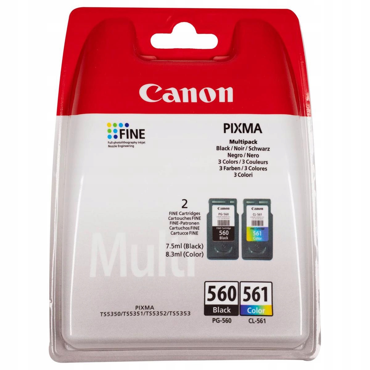 

2x tusz org. Canon PG560 CL561 TS5350 TS5351