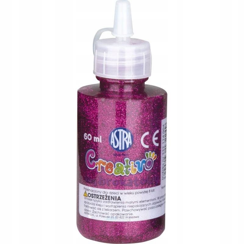 

Klej Brokatowy W Tubie 60ML MIX Kolorów Astra