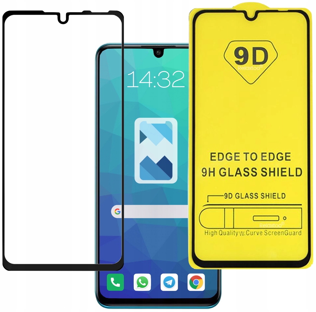 

Szkło Full Glue Cały Ekran do Huawei P30 Lite