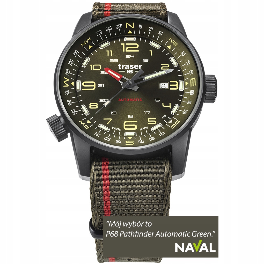 Pánské Hodinky Traser TS-110456 zelené