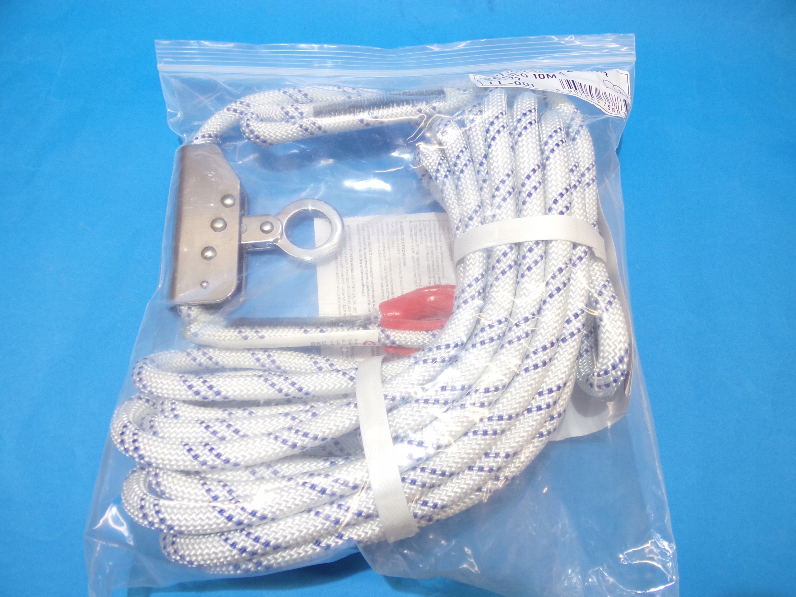 LINA BEZPIECZEŃSTWA ASEKURACYJNA LINOSTOP Z LINĄ KOTWICZĄCĄ 10m GRUBA 12mm EAN (GTIN) 5907543768839