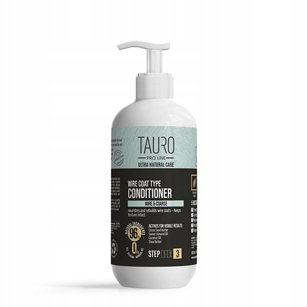 Tauro Pro Line Wire Coat Kondicionér Pro Psy S Hrubou Srstí 400 ml
