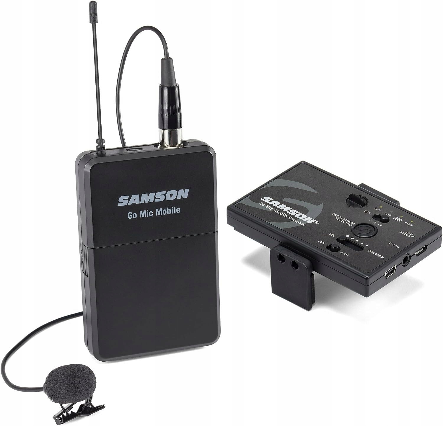 Kravatový mikrofón Samson Go Mic Mobile bezdrôtový 2,4 GHz
