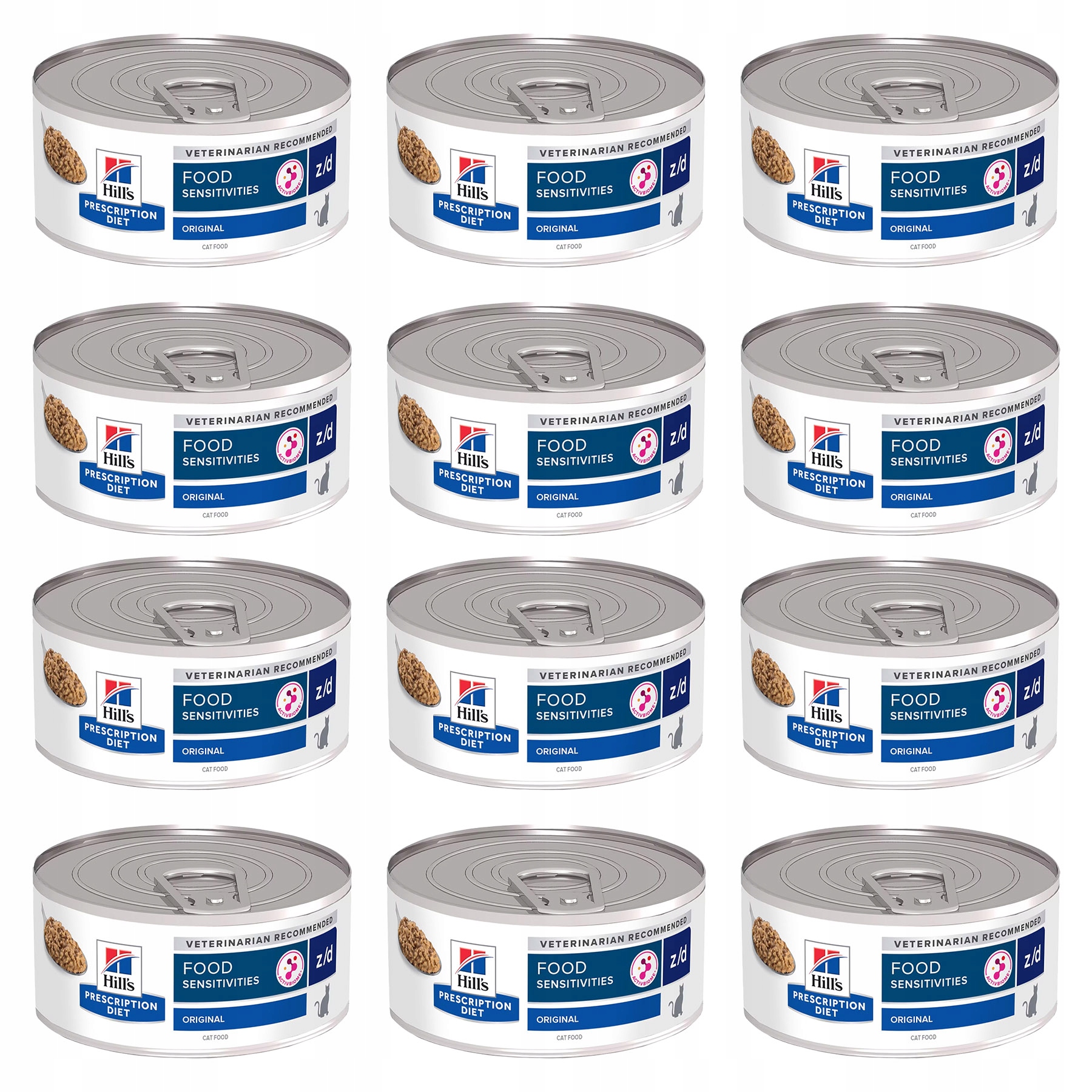 Levně Krmivo Hill's Pd Feline 12 x 156 g pro kočky s alergiemi