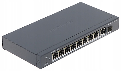 Switch Poe DS-3E0510P-E 8-PORTOWY Sfp Hikvision
