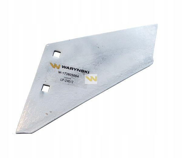 Lemiesz agregatu podorywkowego prawy LP-240/2-otwory Gruber Kos WARYŃSKI