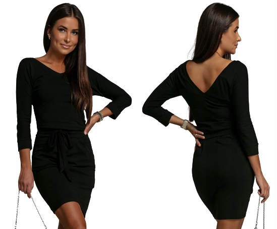 Módní šaty se zavazováním, velikost XL