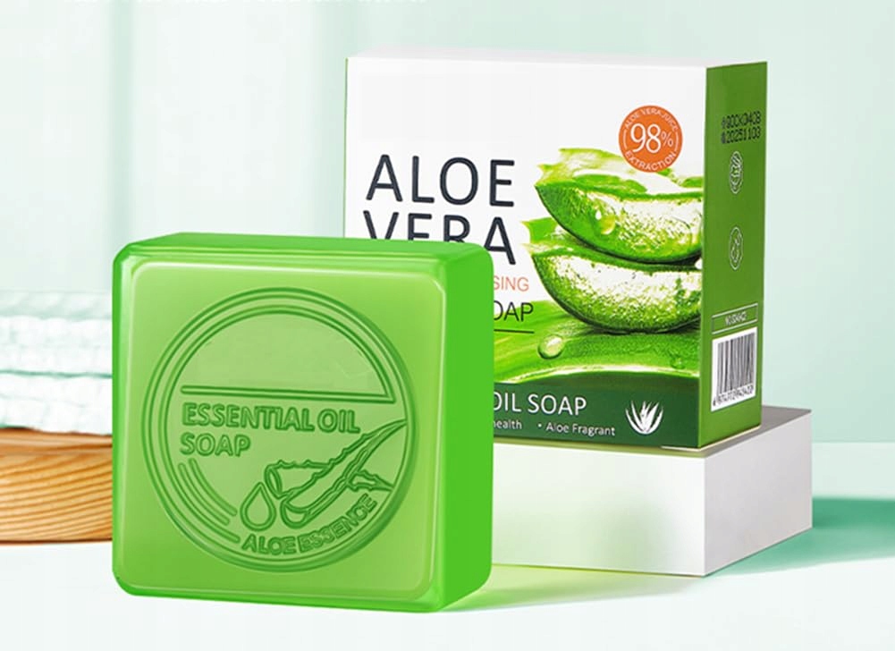 Secret Essentials Aloe Vera organické veganské hydratační mýdlo 100 g