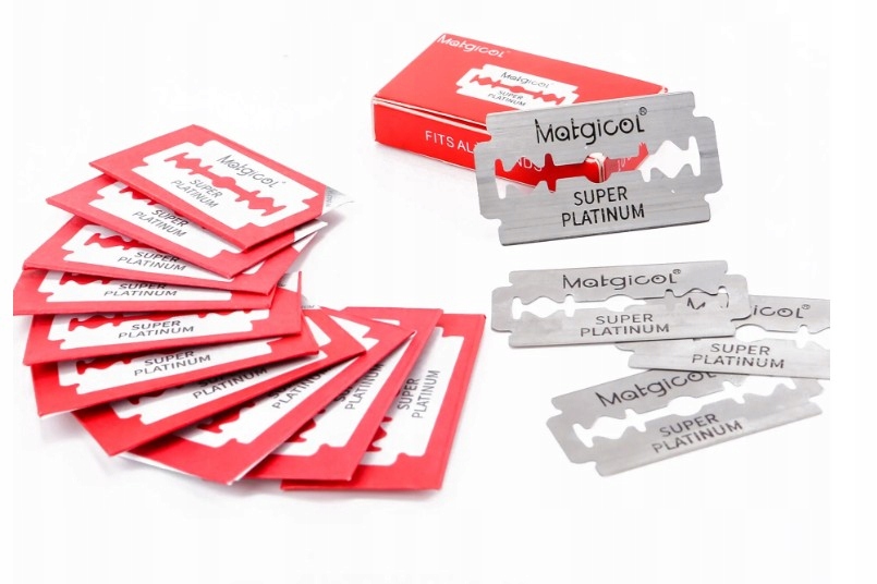 Brzytwa Do Golenia Barber + Żyletki EazyCut Czoło brzytwy okrągłe