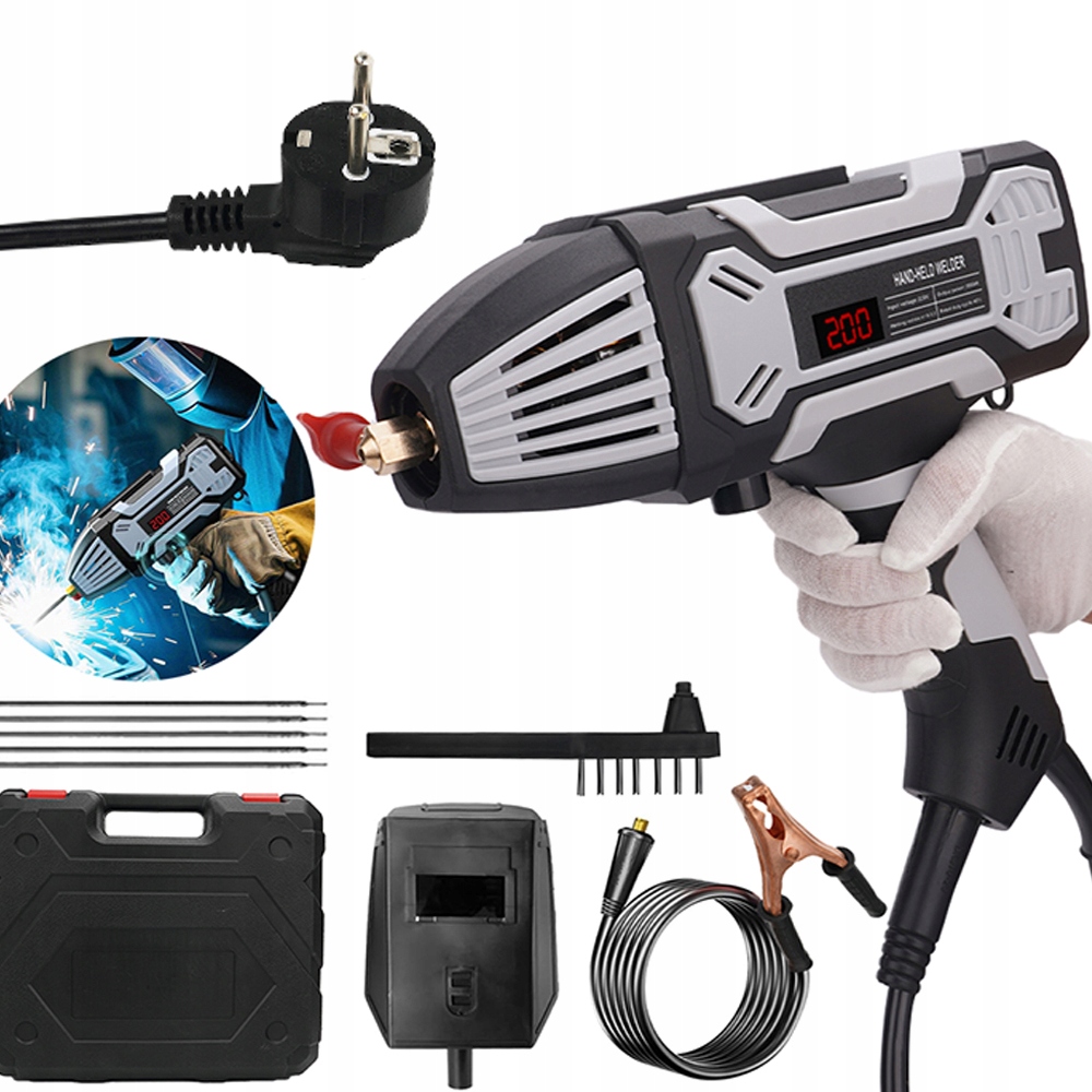 Ruční Elektrický Svařovací Stroj, Obloukový Svařovací Stroj Igbt 3 Kw, Sada 5 Tyčí