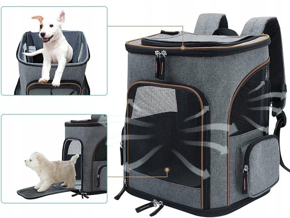 Plecak transporter – widok z boku