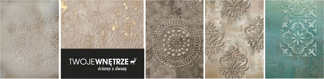 SZABLON WIELORAZOWY TYNKI STIUKI|MANDALA 4|55 CM Marka DEKOEFEKT