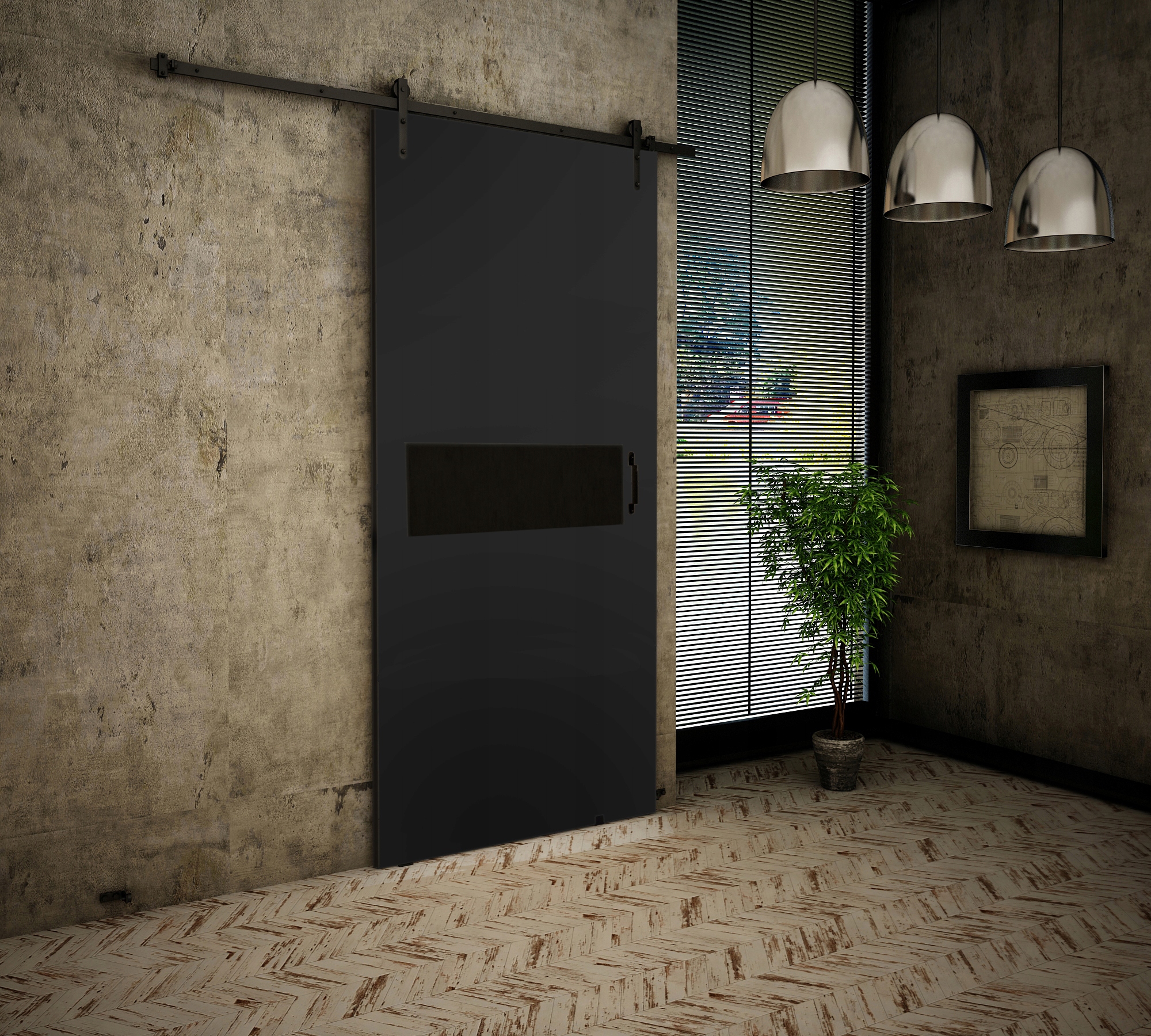 Drzwi przesuwne LOFT 100 L-4 WZORY Marka Kier Furniture