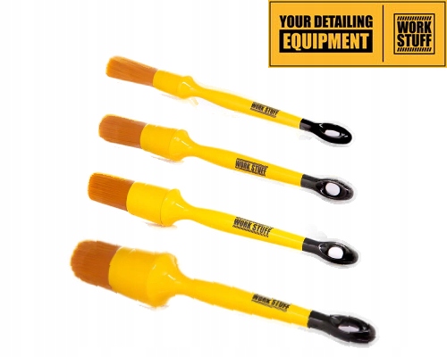 Work Stuff Pedzelki Detailing Brush Albino Orange