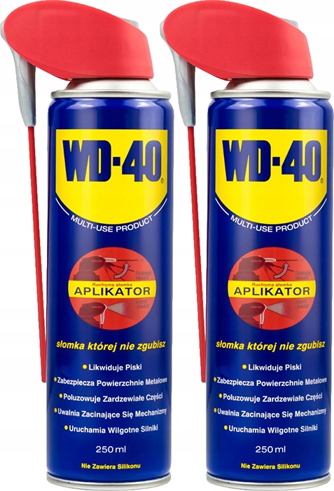 

2x WD-40 Preparat wielofunkcyjny Aplikator 250ml