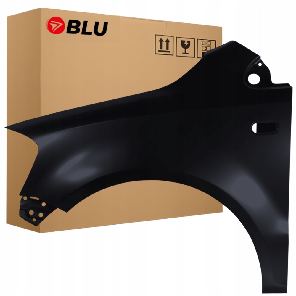 Blu Blatník Vw Fox LC9Z levý černý 05-11 přední