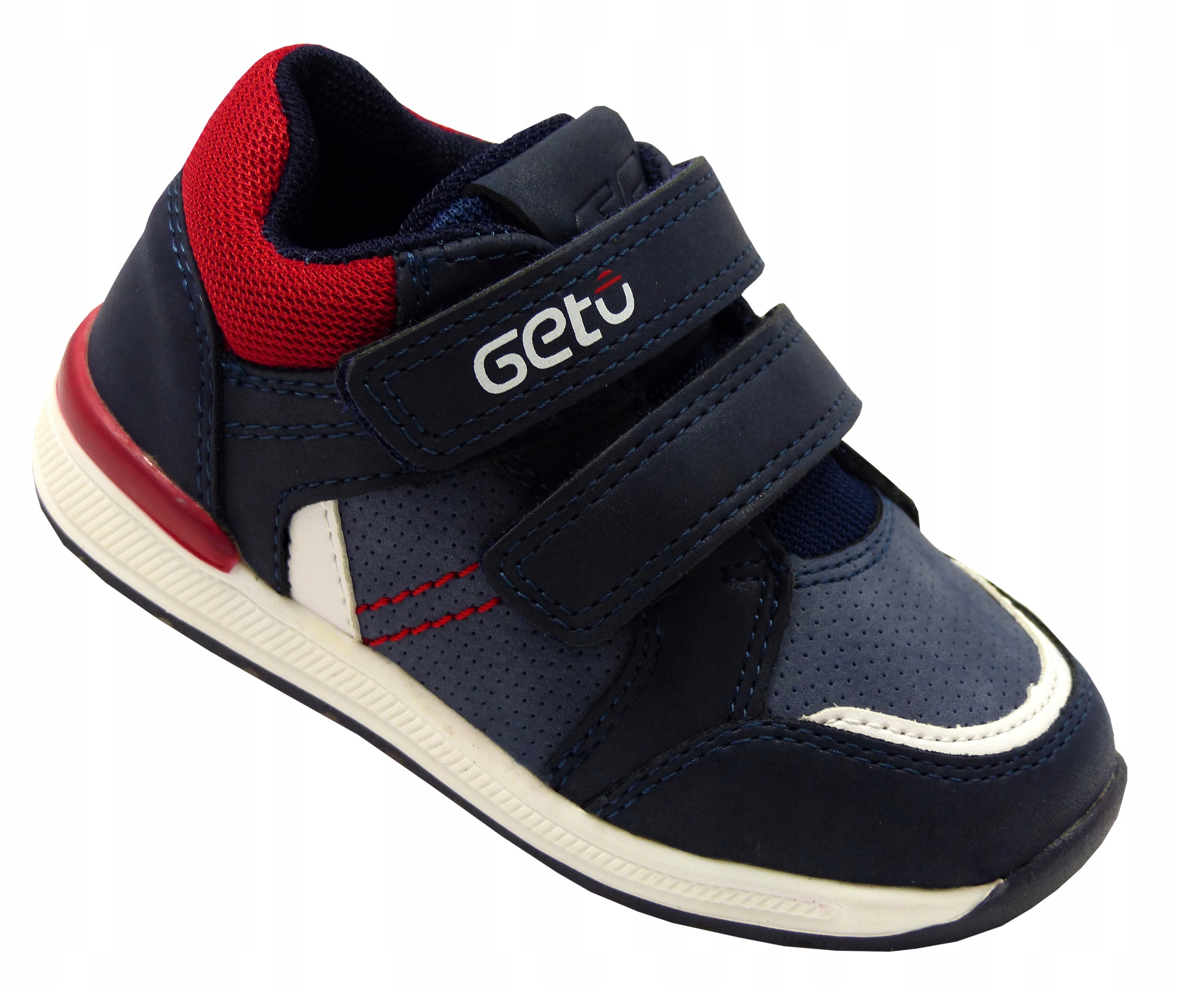 

Lekkie Adidasy Buty Sportowe Na Rzepy Wkł Skóra