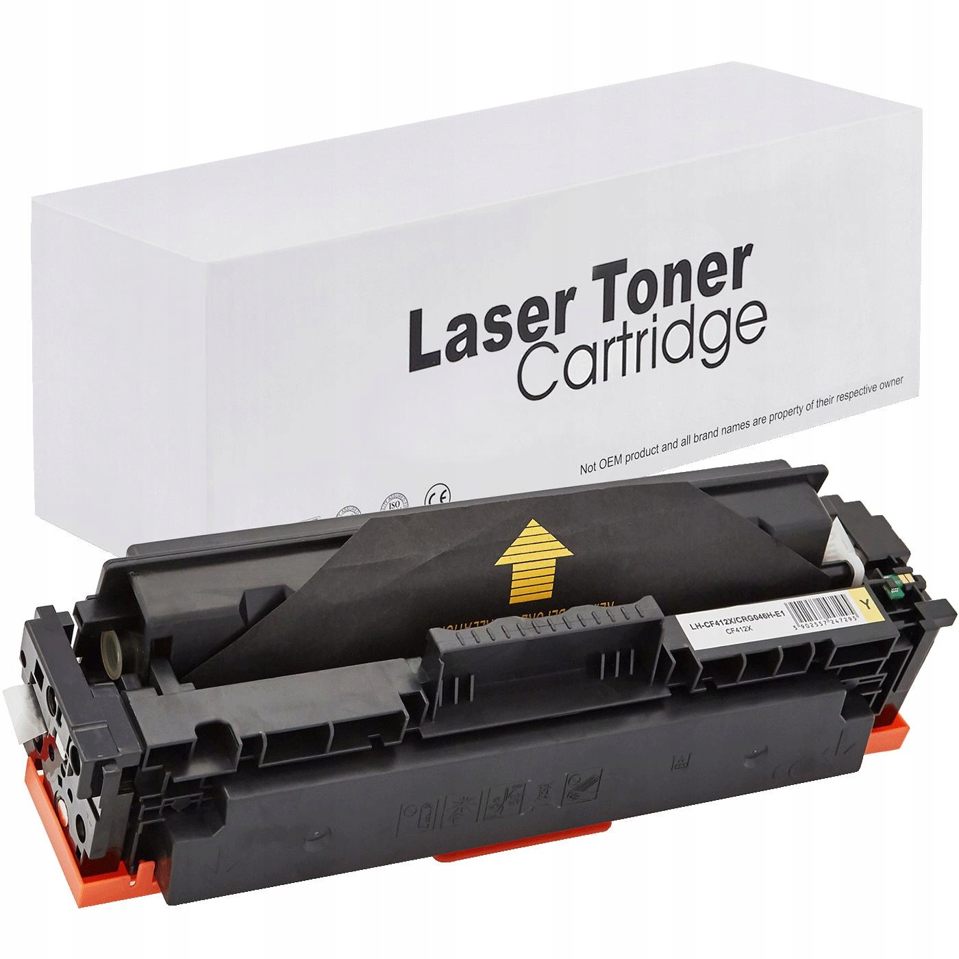 4 x Toner do Hp CF412X 412X LaserJet M452 M477 Canon CRG-046H żółty 5k