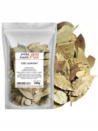 4x Bobkový List 100g Vavřínové listy přírodní aromatické sušené Kol-Pol