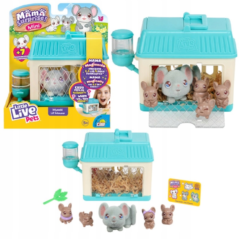 Little Live Pets 26510 Mama surprise! mini Myszki 14066536053 