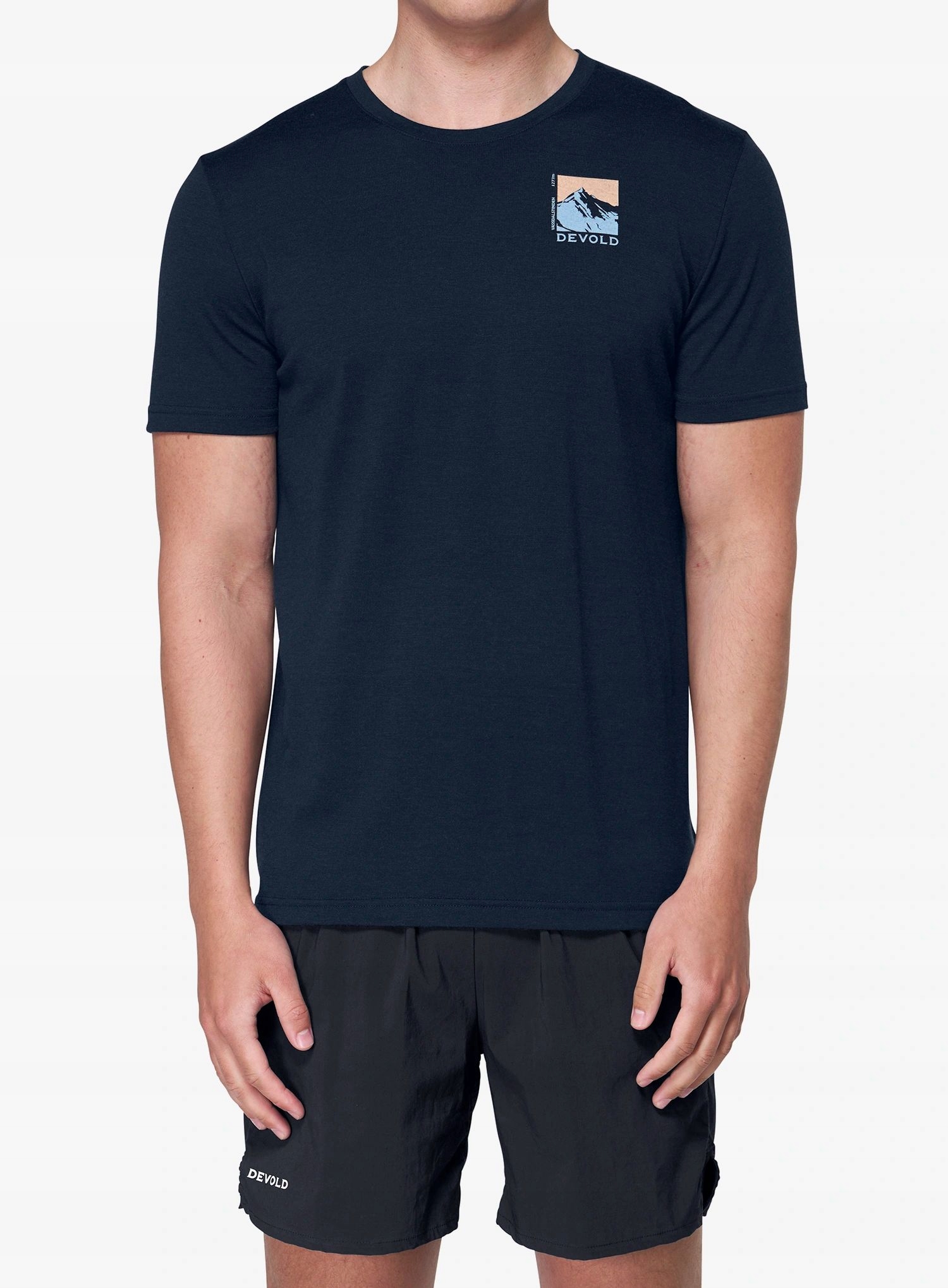 Merino tričko Devold Classic Summit Tee ink L
