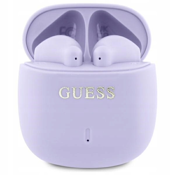 Guess Bluetooth sluchátka GUTWSJ14ESGU Tws dokovací stanice fialová/p