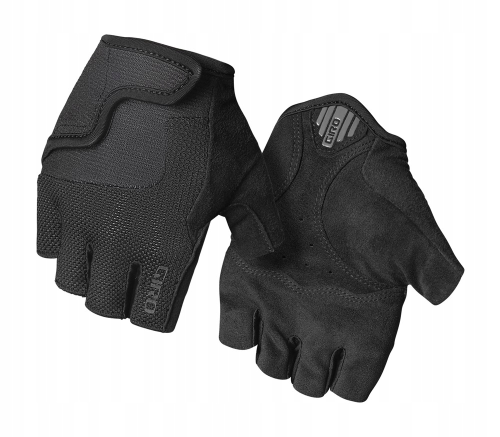 Juniorské rukavice Giro Bravo Jr Krátký prst Black Xs