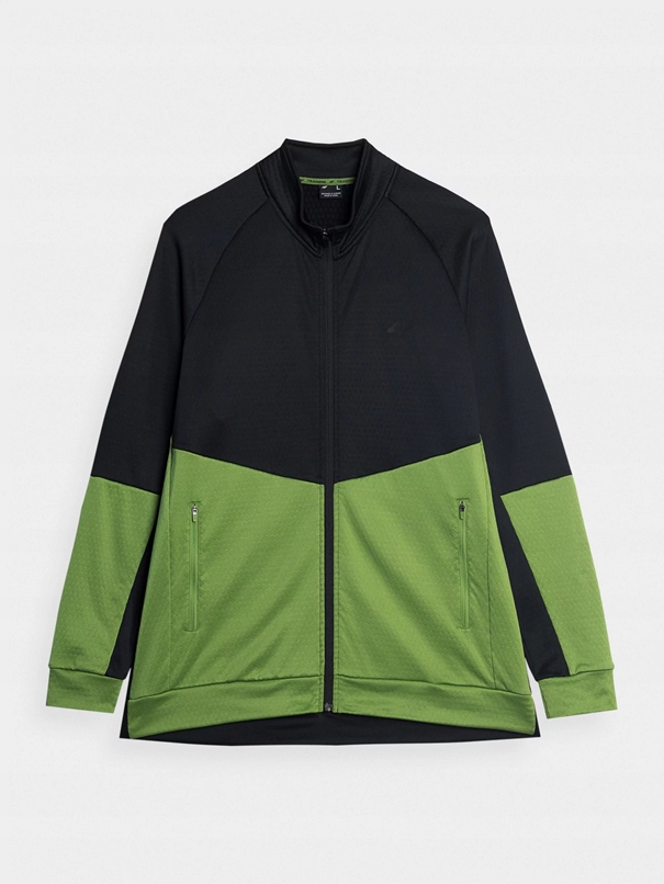 4F Bluza Treningowa Bez Kaptura Męska Zielona R. L