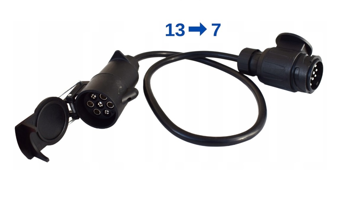 ADAPTER PRZEJŚCIÓWKA DO PRZYCZEPKI 13/7 PIN Rodzaj 7 PIN 13 PIN