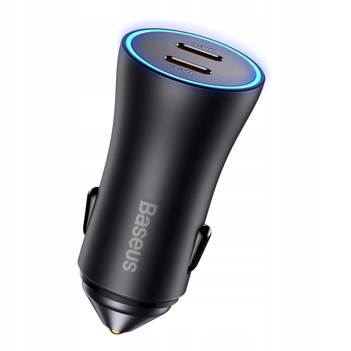 BASEUS SZYBKA ŁADOWARKA SAMOCHODOWA USB TYP C USB-C 40W BEZPIECZNA LED Kod producenta CGJP000013