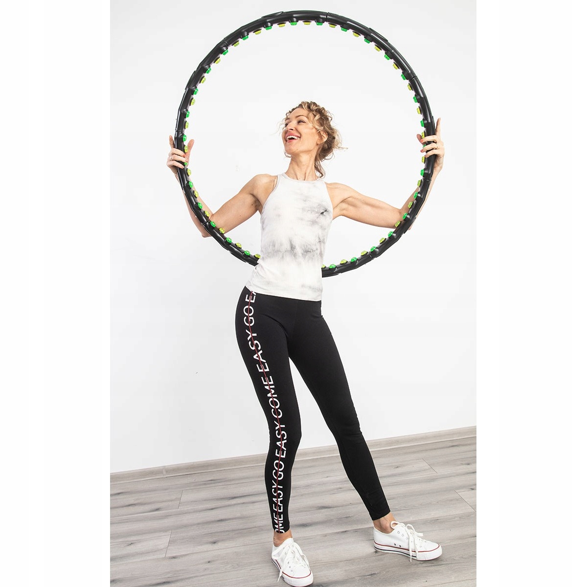 Hula hop z masażem 98cm z magnesami Eb fit Model 1030630
