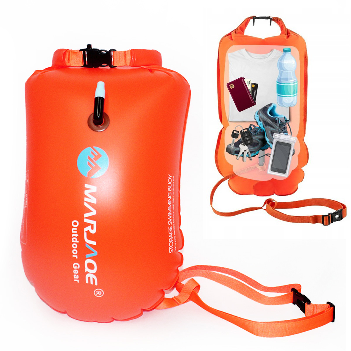 

Bojka asekuracyjna dmuchana boja Sucha kieszeń