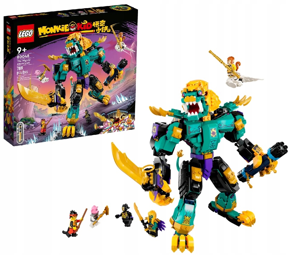 Lego Monkie Kid 80048 Potężny Azure Lion Ninjago święta
