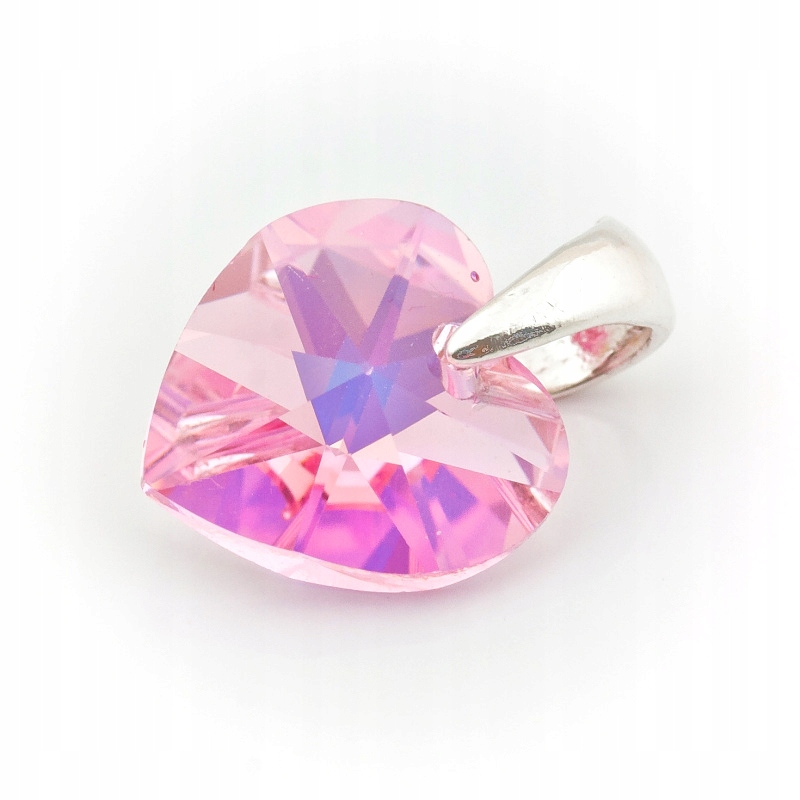 

Wisiorek srebrny 925 z kr. Swarovski Serce 10 Lrab