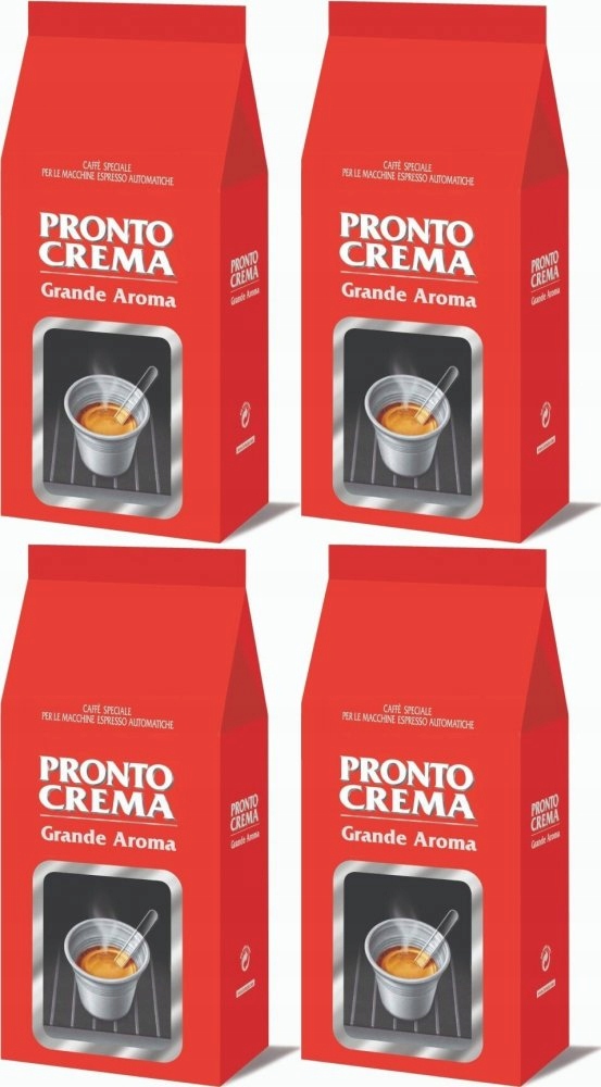 Kawa ziarnista Lavazza Pronto Crema Grande Aroma 1kg x4