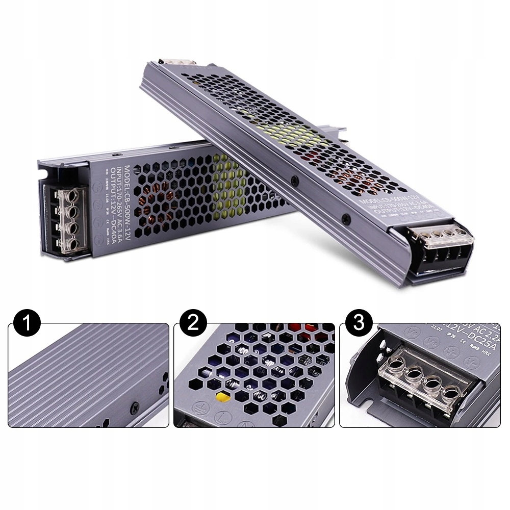 ZASILACZ LED 24V 250W 10,4A FLAT EXPERT IMPULSOWY Typ zasilacz