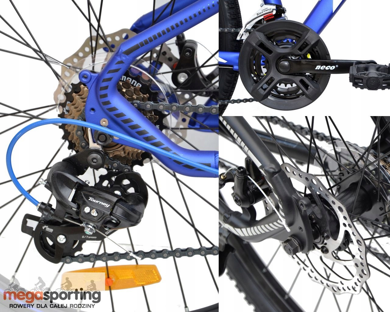 Rower MTB 24 Magma 2HT Shimano rama 13 aluminiowy Marka Rayon