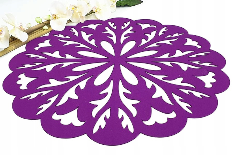 Pattaya - Serweta filcowa Fioletowy 120mm