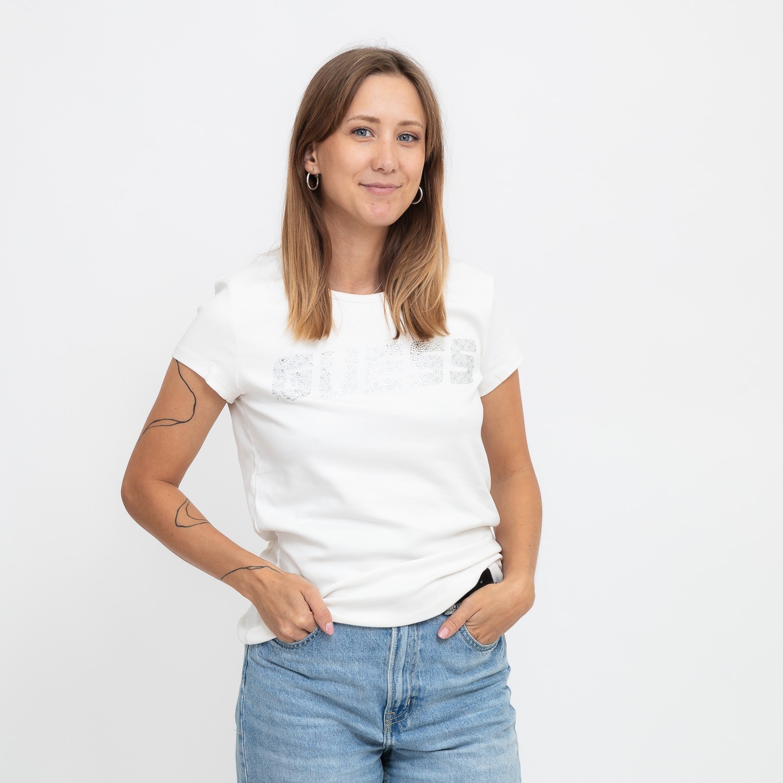 Dámské triko Guess New Kiara Ss T-shirt